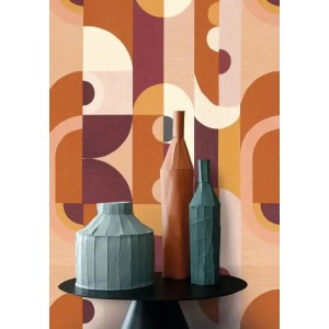 Casamance|Abstrakte Geometrische Tapete bunt mit Texturen|Abstrakt 2