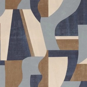 Casamance|Papier peint géométrique beige style aquarelle décorative|Abstrait
