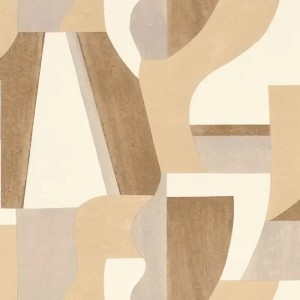 Casadeco|Papier peint hérons dans un lagon, style vintage|Papier Peint