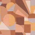 Casamance|Geometrische Tapete bunt inspiriert von Delaunay|Tapeten