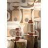 Casamance|Papier peint géométrique beige inspiré d’Auguste Herbin|Ethnique