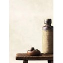 Casamance|Unifarbene Tapete weiß Textileffekt matt|Tapeten
