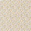 Casamance|Wallpaper geometric fans white and gold|Minimalist