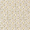 Casamance|Wallpaper geometric fans white and gold|Minimalist
