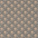 Casamance|Geometrische Tapete Fächer grau-gold|Tapeten