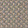 Casamance|Papier peint géométrique éventails gris et doré|Papier Peint