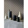 Casamance|Geometrische Tapete Fächer grau-gold|Tapeten