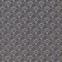 Casamance|Geometrische Tapete Fächer braun-silber|Tapeten