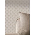 Casamance|Geometrische Tapete Fächer schwarz-weiß-gold|Art Deco