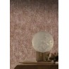 Casamance|Wallpaper textured leaves brown|Abstract
