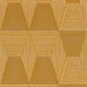 Casamance|Papel pintado étnico tribal africano amarillo mostaza|Rombos