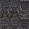 Casamance|Wallpaper ethnic African tribal blue and brown|Ethnic