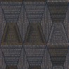 Casamance|Ethno Tapete Afrikanisch Tribal blau-braun|Ethnisch