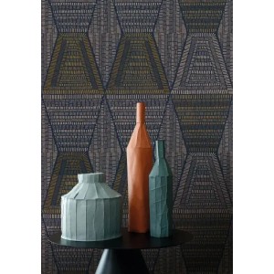 Eijffinger|Ethnische Ikat-Tapete braun|Ethnisch 2