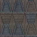 Casamance|Wallpaper ethnic African tribal metallic|Rhombus