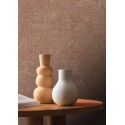 Casamance|Wallpaper plain distressed effect dark brown|Stucco Imitation