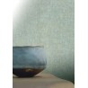 Papel pintado liso efecto desgastado verde turquesa - Casamance Mirage 75283364