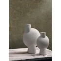 Casamance|Wallpaper plain distressed effect green|Stucco Imitation