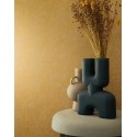 Casamance|Wallpaper plain distressed effect ochre yellow|Stucco Imitation