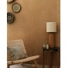 Casamance|Papier peint uni effet vieilli brun taupe|Imitation Stuc