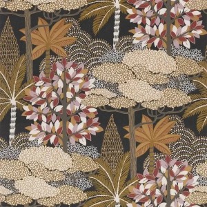 Cristiana Masi|Tapete Japanische Blumen grün|Japanische Blumen