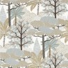 Casamance|Moderne Tapete Blumen Oasis pastelltöne mit gold|Orientalisch