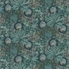 Casamance|Wallpaper modern floral oasis green blue and gold|Wallpaper