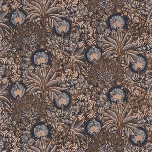 Caselio|Tapete mit Blumen, Kakadus und Sittichen|Tropische