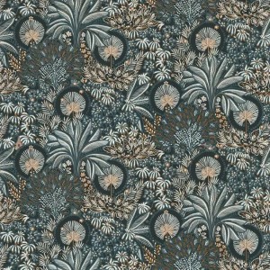 Borastapeter|Papel pintado floral decorativo romántico verde jade multicolor|Papel Pintado