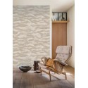 Casamance|Papier peint paysage marin aquarelle beige et doré|Oriental