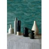 Casamance|Papier peint paysage marin aquarelle vert et doré|Oriental