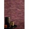 Casamance|Wallpaper watercolor seascape pink and garnet|Oriental