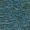 Casamance|Papier peint paysage marin aquarelle bleu doré|Oriental