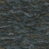 Casamance|Aquarell Tapete Meereslandschaft schwarz-grau-gold|Orientalisch