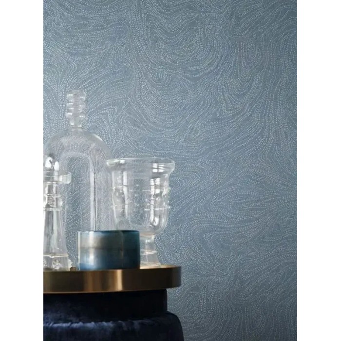 Casamance|Papier peint paysage marin aquarelle bleu marine|Marin & Nautique