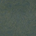 Casamance|Papel pintado paisaje marino acuarelado azul y oro|Contemporáneo