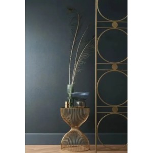 Papeldecor|Metallisierte Kreis-Tapete im klassischen Barockstil in Rosa und Gold|Tapeten 2