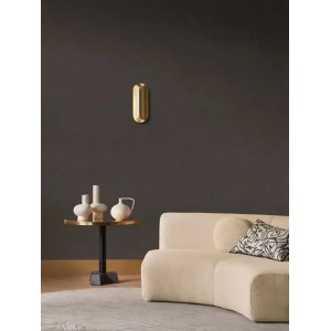 Caselio|Textile effect wallpaper in copper|Wallpaper 2