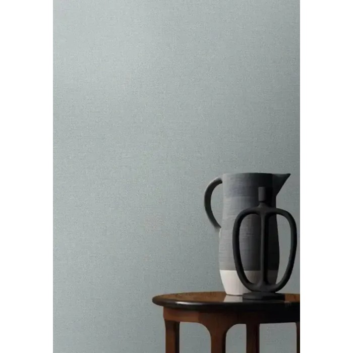 Casamance|Papel pintado liso gris y azul con reflejos metálicos|Papel Pintado