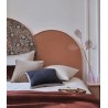 Casamance|Papier peint uni orange rouille effet brillant|Papier Peint