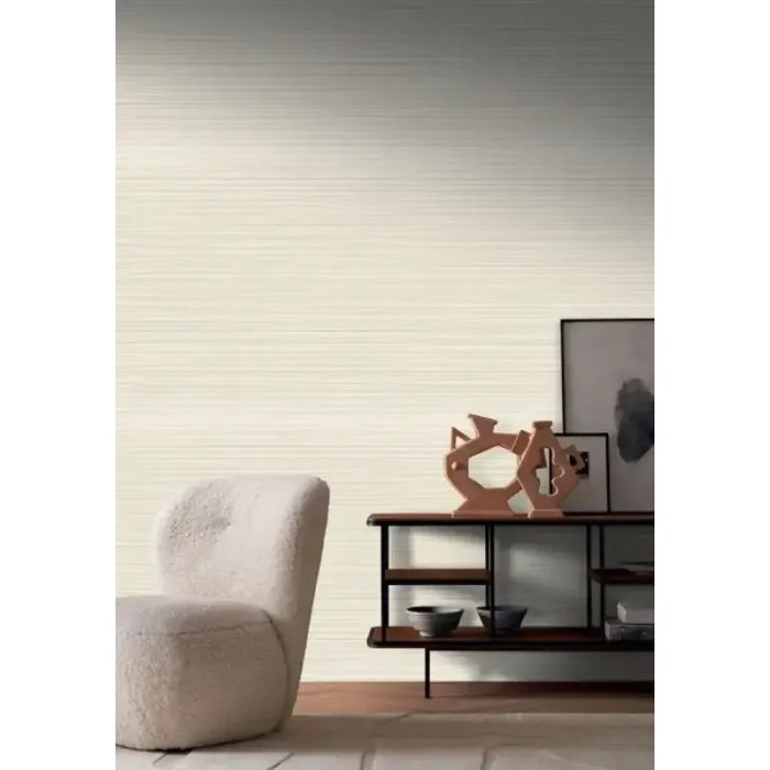 Casamance|Papel pintado fibras naturales rafia esterilla blanco crema|Imitacion Rafia