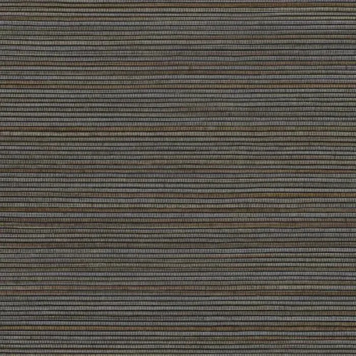 Casamance|Papel pintado fibras naturales rafia esterilla azul y dorado|Alta Gama