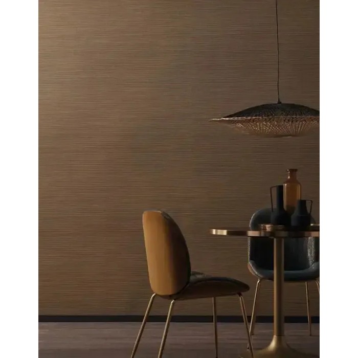 Casamance|Naturfaser Tapete Raffia-Matte braun|Hochwertige