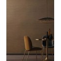 Casamance|Papier peint fibres naturelles raphia natte brun|Haut Gamme