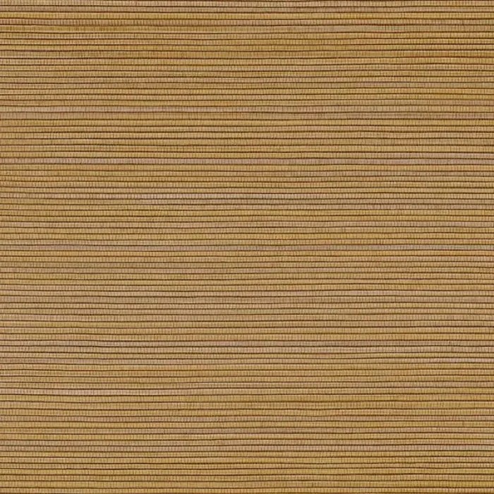 Papel pintado fibras naturales rafia esterilla ocre camel - Casamance Textures Vegetales 75360814