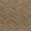 Casamance|Papier peint chevron fibres naturelles tissées brun|Imitation Bois