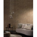 Casamance|Wallpaper herringbone woven natural fibers brown|Wood Imitation