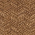 Casamance|Wallpaper herringbone woven natural fibers dark brown|High-End