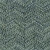 Casamance|Papier peint chevron fibres naturelles tissées vert olive|Imitation Bois