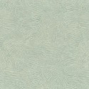 Casamance|Papier peint patchwork feuilles modernes vert menthe et doré|Papier Peint
